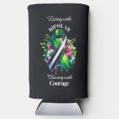 Bipolar Awareness | Thriving with Courage Seltzer Blikjeskoeler (Voorkant)