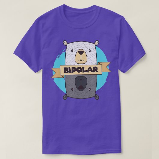 BiPolar Beer I Cute Mental Disorder Awareness T-shirt (Design voorkant)