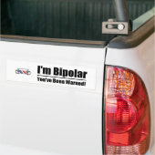 BiPolar Bumber Stilcker Bumpersticker (Op Truck)