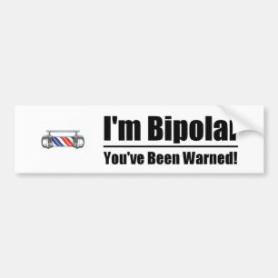 BiPolar Bumber Stilcker Bumpersticker