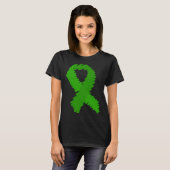 Bipolar Disorder Awareness Ribbon T-shirt (Voorkant volledig)