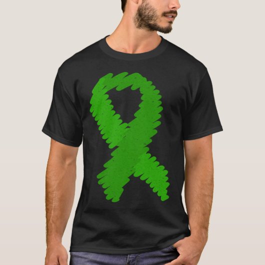 Bipolar Disorder Awareness Ribbon T-shirt (Voorkant)