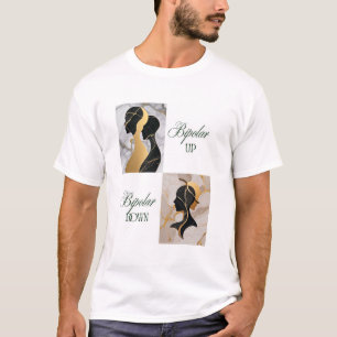 Bipolar Disorder Concept - Up and Down Emotional S T-shirt