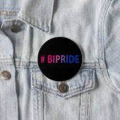 #Bipride Bisexual Pride Ronde Button 7,6 Cm (In situ)