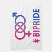 #Bipride Bisexual Pride  Theedoek (Verticaal)