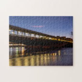 Bir-Hakeim brug bij zonsopgang in de winter - Pari Legpuzzel (Horizontaal)