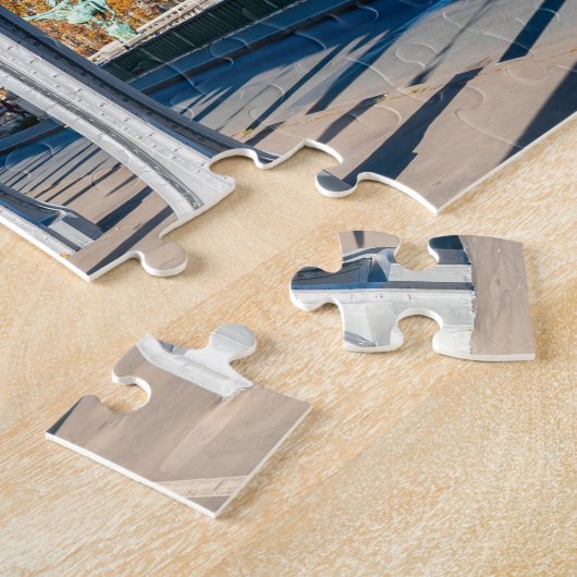 Bir-Hakeimbrug over de Seine - Parijs, Frankrijk Legpuzzel (Zijkant)