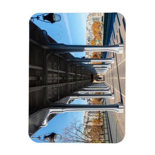 Bir-Hakeimbrug over de Seine - Parijs, Frankrijk Magneet (Verticaal)