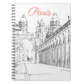 Bir-Hakeimbrug over de Seine - Parijs, Frankrijk Notitieboek (Voorkant)