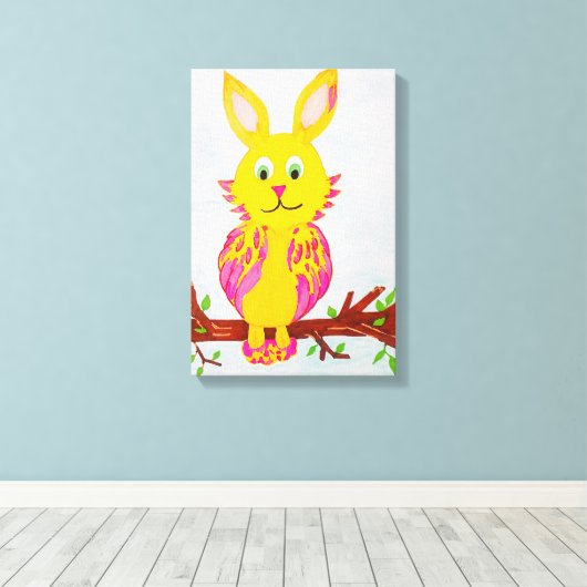 Birabbit Canvas Afdruk (Insitu (Houten vloer))