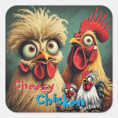 “Birb Energy” Mike & Mandy Selfie Sticker (Voorkant)