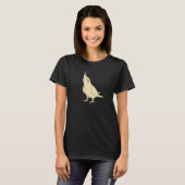 Birb Meme Gele Kaketoe Vogel T-shirt (Voorkant volledig)