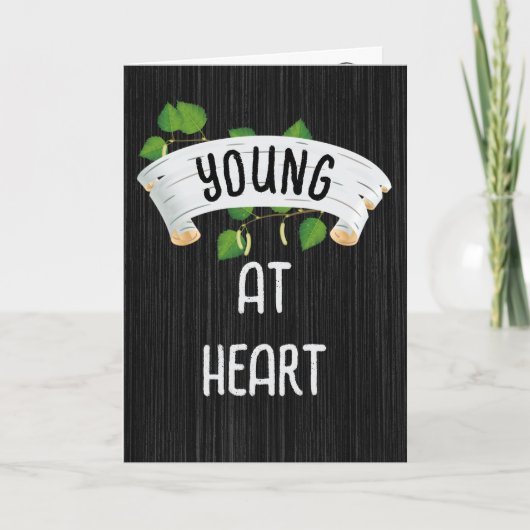 Birch Banner en Ivy Birthday Humor Kaart (Voorkant)