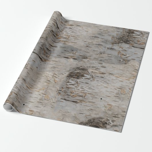 Birch Bark Cadeaupapier (Uitgerold)