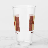 Birch Bark Canadian Flag Glas (Rechts)