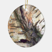 BIRCH BARK KERAMISCH ORNAMENT (Links)