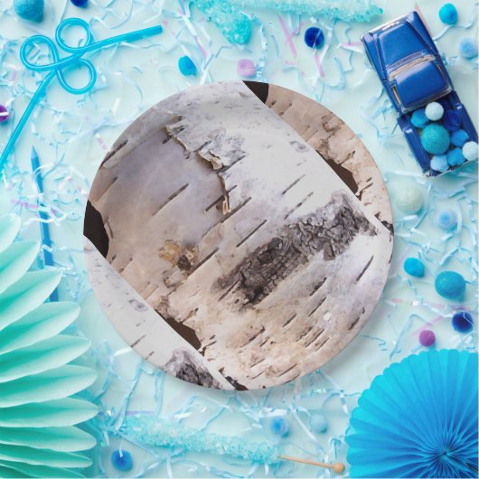 Birch Bark Papieren Bordje (Feest)