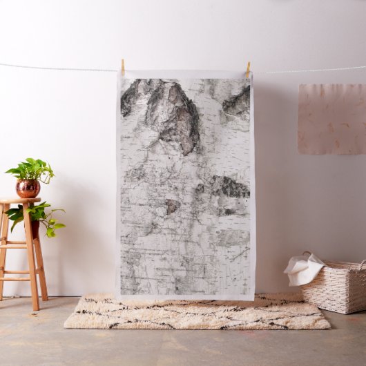 Birch bark pattern fabric stof (Voorbeeld)