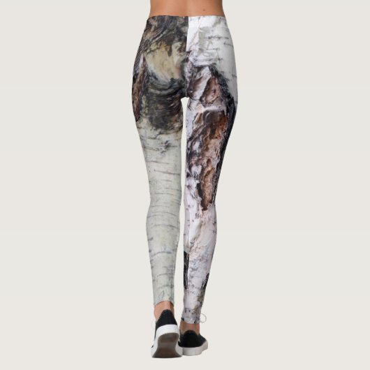 Birch bark pattern leggings (Achterkant)