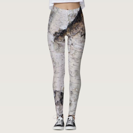 Birch bark pattern leggings (Voorkant)