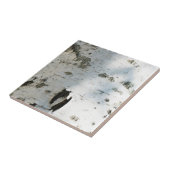 Birch bark pattern tegeltje (Zijkant)