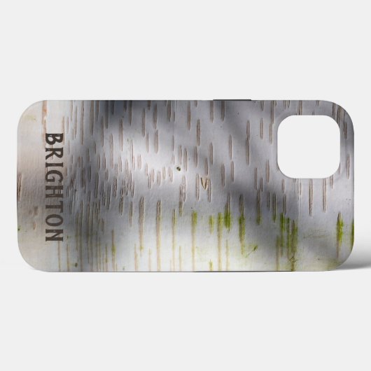 Birch Bark Rustige Natuur Aangepaste naam Case-Mate iPhone Case (Achterkant (horizontaal))