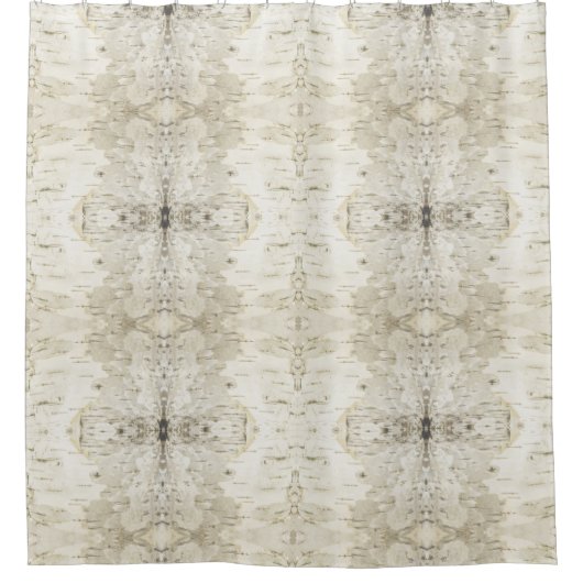 Birch Bark Shower Curtain Douchegordijn (Voorkant)