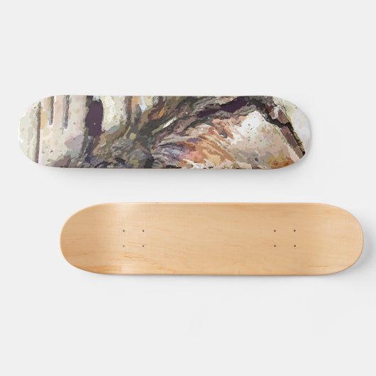 BIRCH BARK SKATEBOARD (Horizontaal)