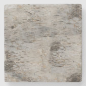 Birch Bark Stenen Onderzetter (Voorkant)