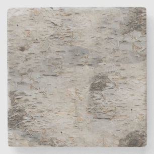 Birch Bark Stenen Onderzetter