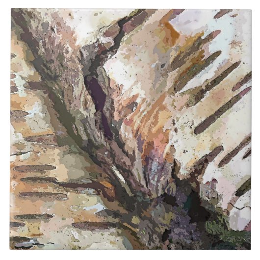 BIRCH BARK TEGELTJE (Voorkant)