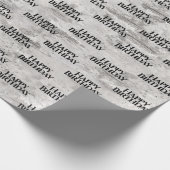 Birch Bark Texture Birthday Cadeaupapier (Hoek)