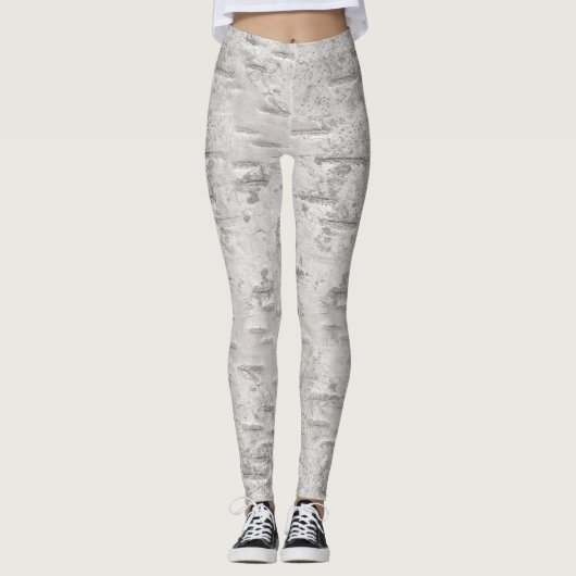 Birch Bark Texture Leggings (Voorkant)