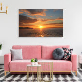 Birch Bay Washington Sunset Canvas Afdruk (Insitu (Woonkamer))