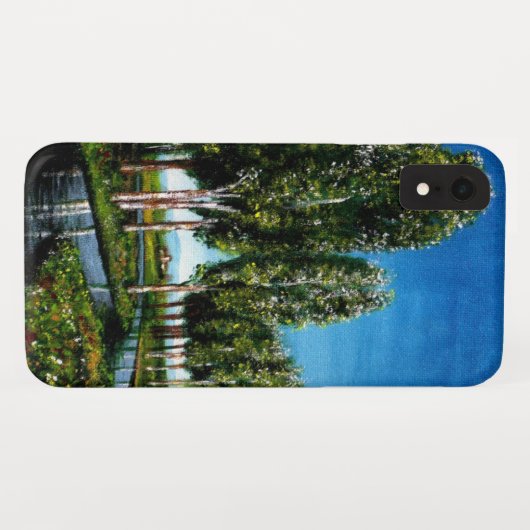 BIRCH BOMEN IN TUSCANY Case-Mate iPhone CASE (Achterkant (horizontaal))