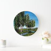 BIRCH BOMEN IN TUSCANY GROTE KLOK (Huis)