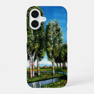 BIRCH BOMEN IN TUSCANY iPhone 16 HOESJE