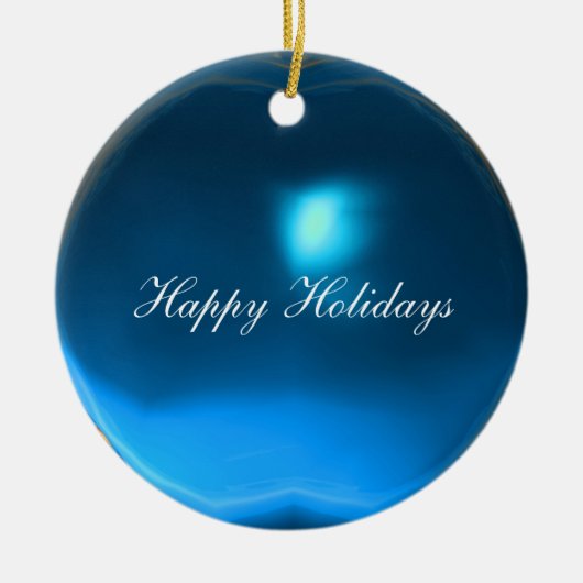 BIRCH BOMEN IN TUSCANY KERAMISCH ORNAMENT (Voorkant)