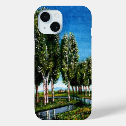 BIRCH BOMEN IN TUSCANY LANDSCAPE Case-Mate iPhone CASE (Achterkant)