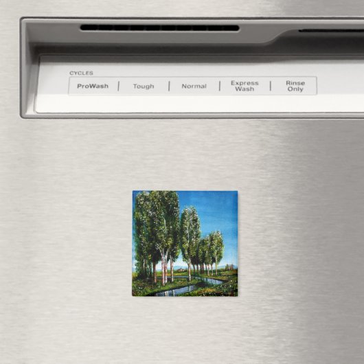 BIRCH BOMEN IN TUSCANY MAGNEET (Insitu (Vaatwasser))