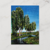 BIRCH BOMEN IN TUSCANY VISITEKAARTJE (Achterkant)