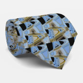 Birch Catkins Abstract 2 Stropdas (Opgerold)