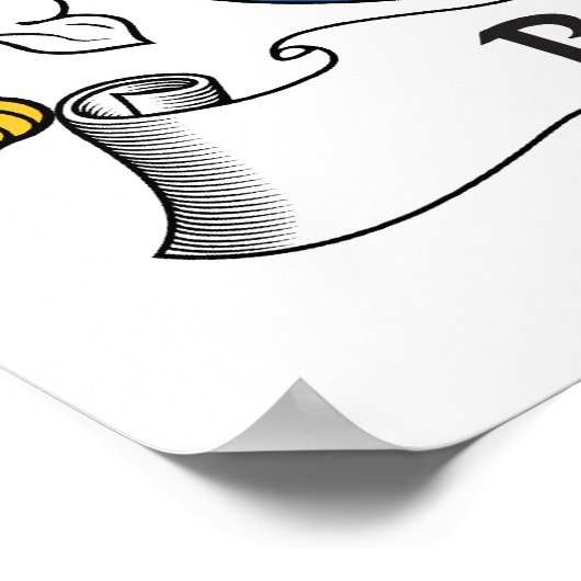 Birch Family Crest Poster (Hoek)