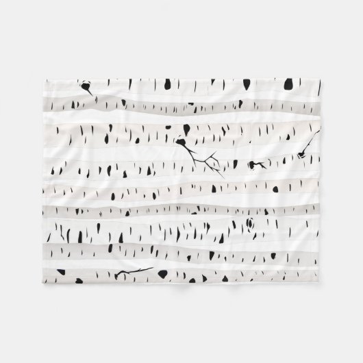 Birch Fleece Deken (Voorkant (Horizontaal))