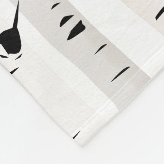 Birch Fleece Deken (Hoek)