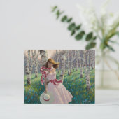 Birch Forest Briefkaart (Staand voorkant)