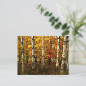 Birch Forest Briefkaart (Staand voorkant)