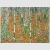 Birch Forest by Gustav Klimt Tissuepapier (Voorkant)