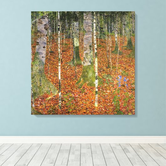 Birch Forest Canvas Afdruk (Insitu (Houten vloer))