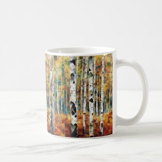Birch Forest Coffee Mug Koffiemok (Rechts)